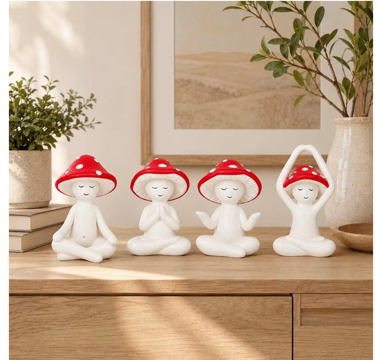 Sage's Little Cousins™ | Meditation Mushroom Figurine