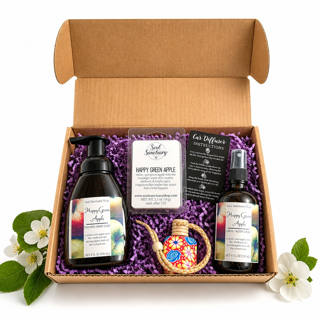 Happy Green Apple Gift Box | The Ultimate Apple Lover's Bundle