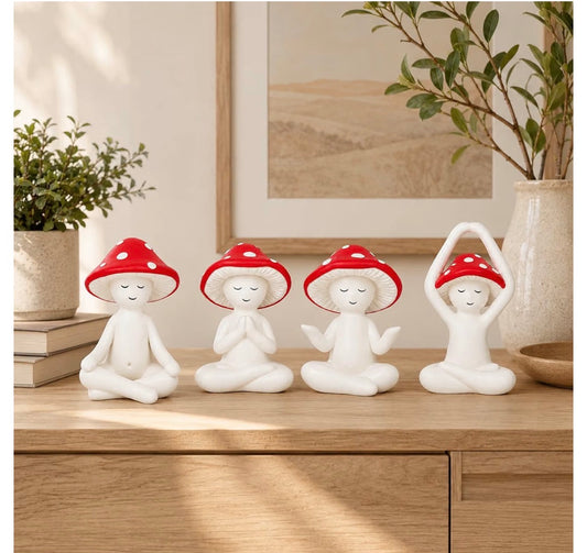 Sage's Little Cousins™ | Meditation Mushroom Figurine